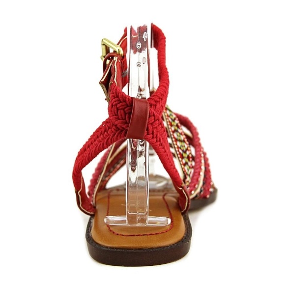 Mari A. Farren open toe canvas gladiator sandal - Picture 4 of 8